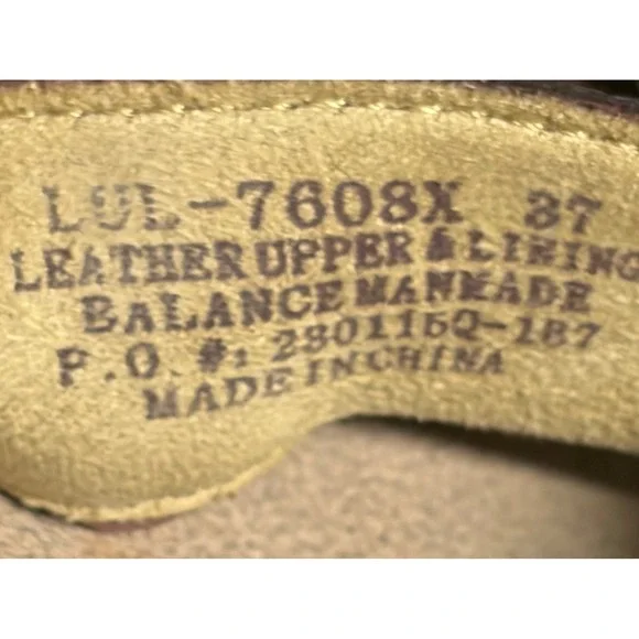 Alegria Lul-7608X Brown Leather Platform Sandals Womens 37 Adjustable Straps - Picture 5 of 11